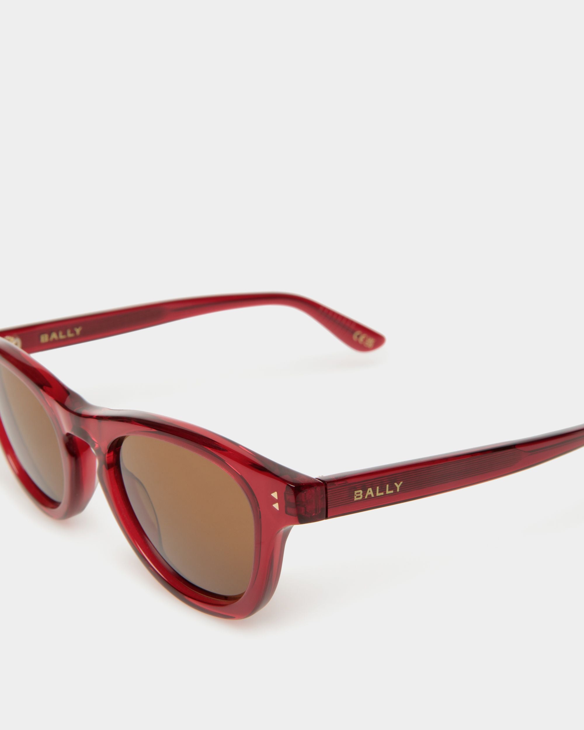 Occhiali Da Sole Dieter In Acetato Rosso - Other - Bally - 03