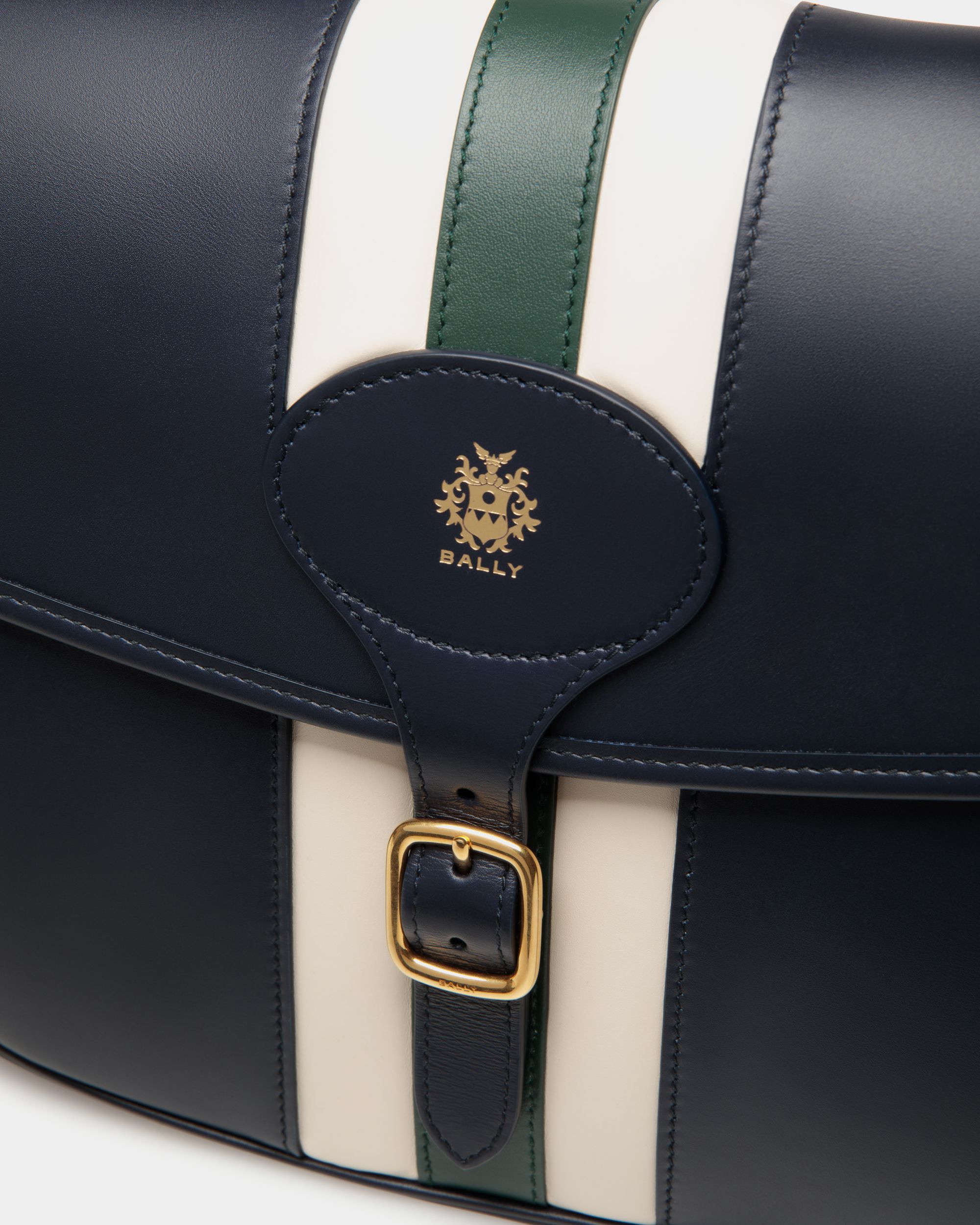 Borsa A Tracolla Bally By YK Jeong In Pelle Navy Blue - Uomo - Bally - 04