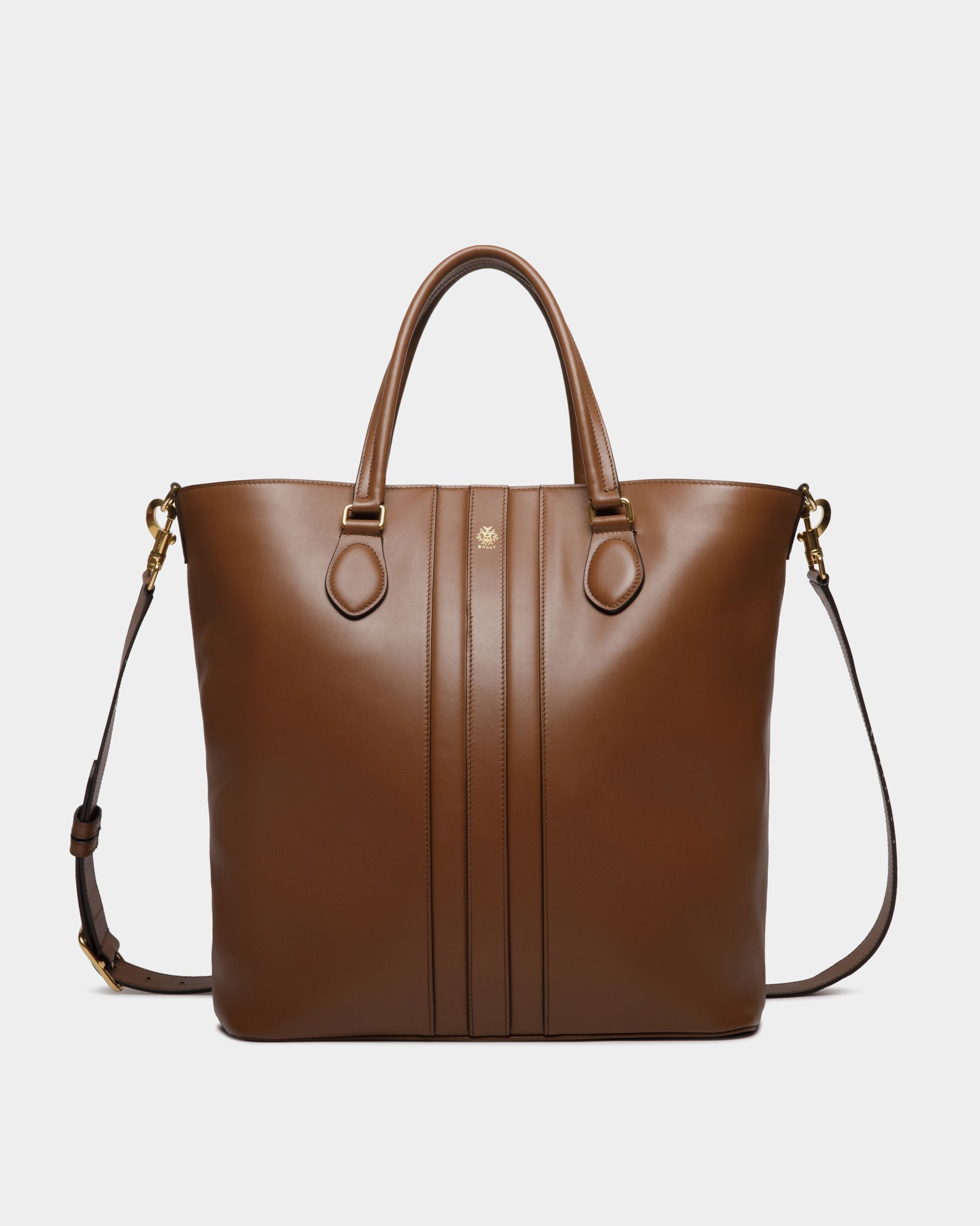 Tote Bag Beckett In Pelle Marrone - Uomo - Bally - 01