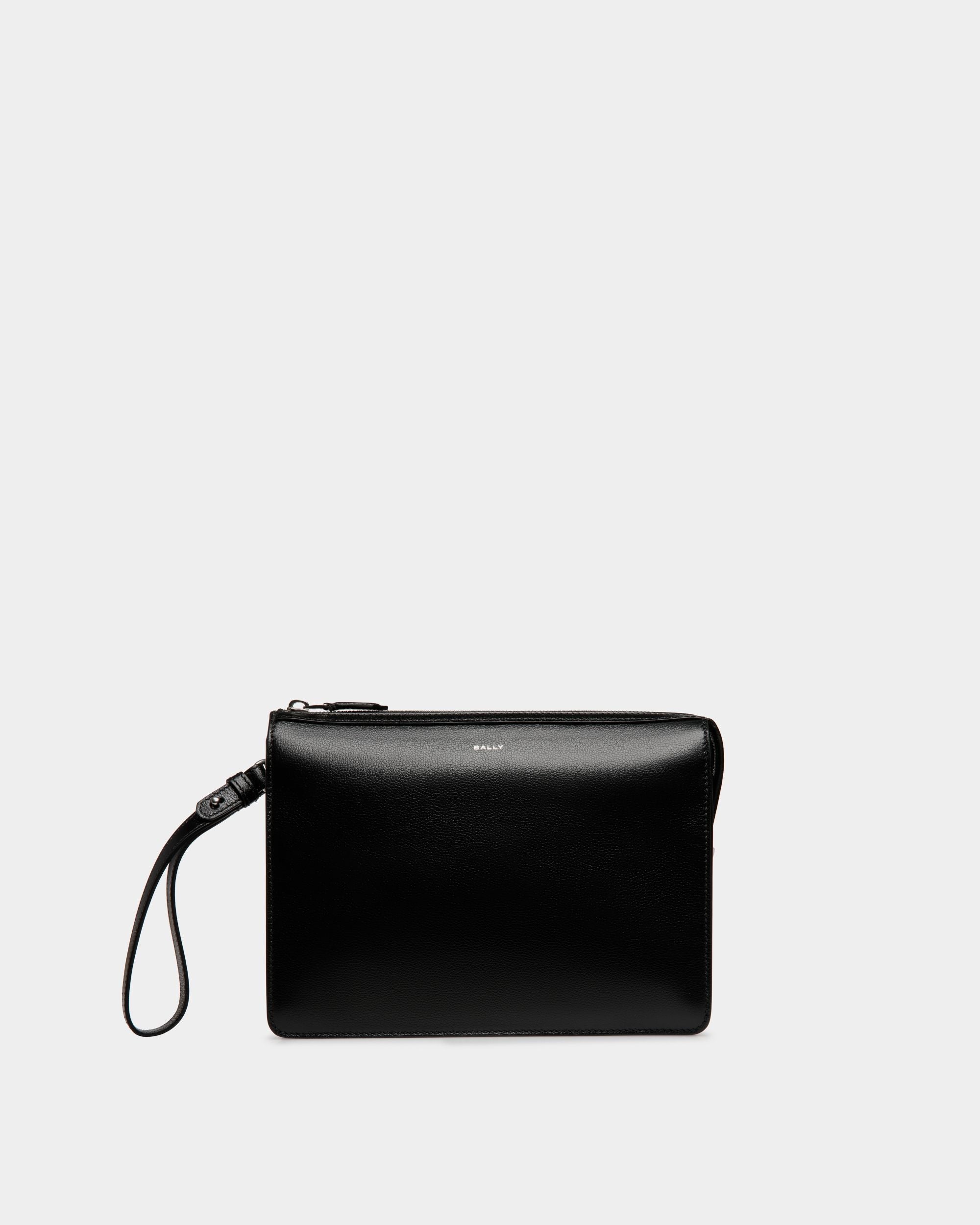 Clutch Banque In Pelle Nera - Uomo - Bally - 01