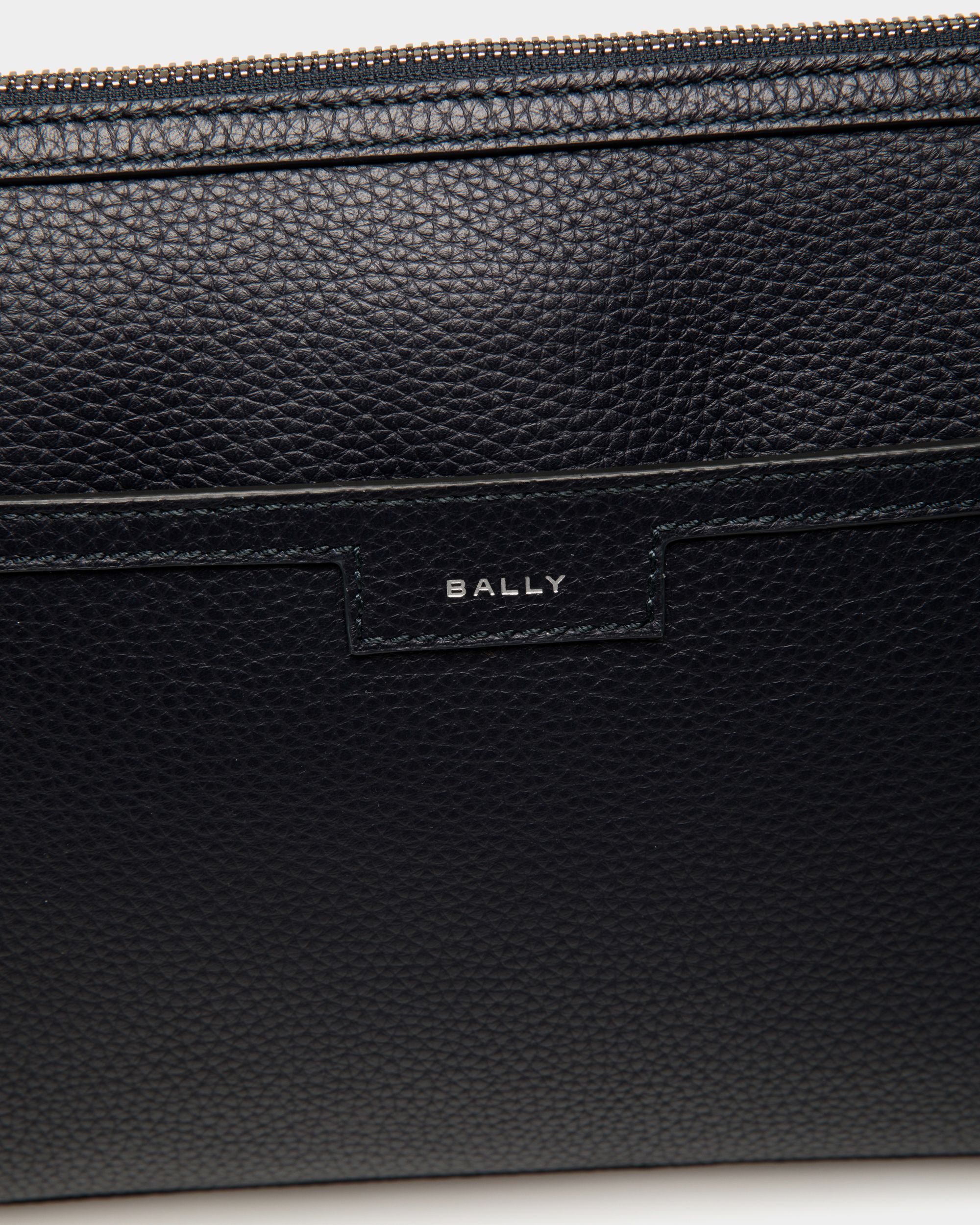 Bustina Code In Pelle Navy Blue - Uomo - Bally - 05