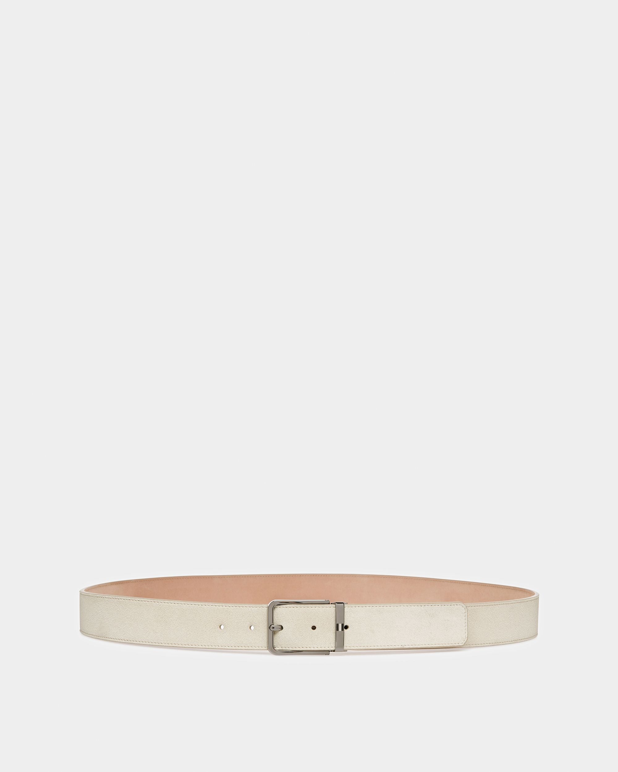 Arkin Cintura Da 35 Mm In Pelle Beige Scuro - Uomo - Bally - 01