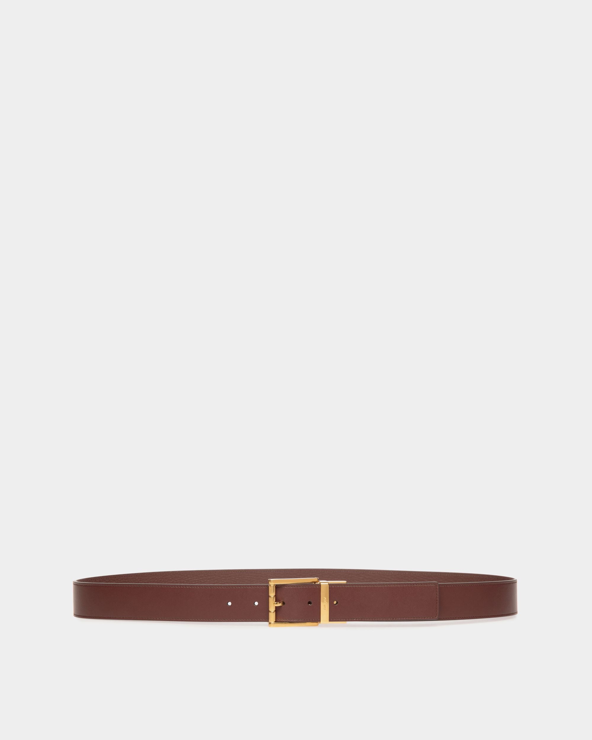 Astory 35mm Belt in Brown Leather - Uomo - Bally - 01