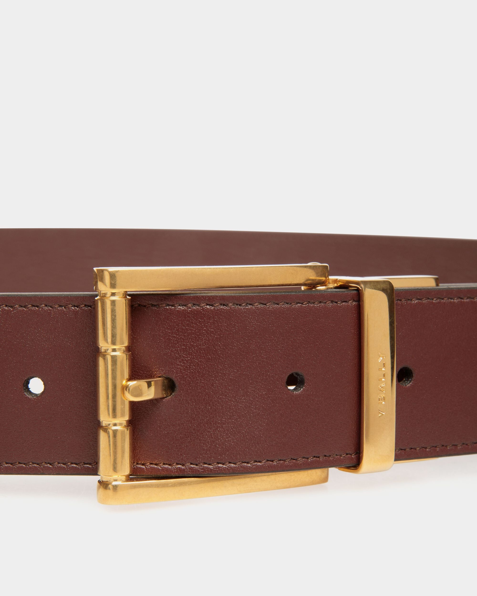 Astory 35mm Belt in Brown Leather - Uomo - Bally - 03