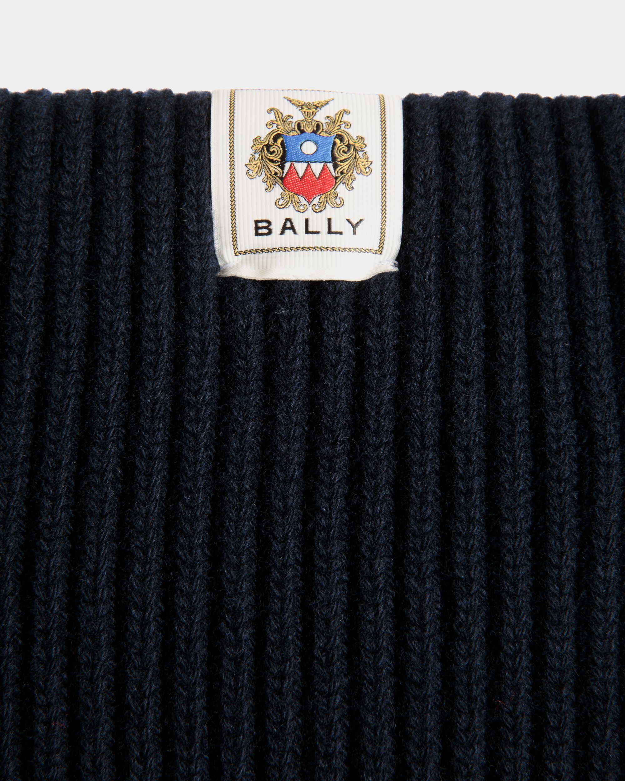 Pullover Girocollo In Lana Navy Blue - Uomo - Bally - 02