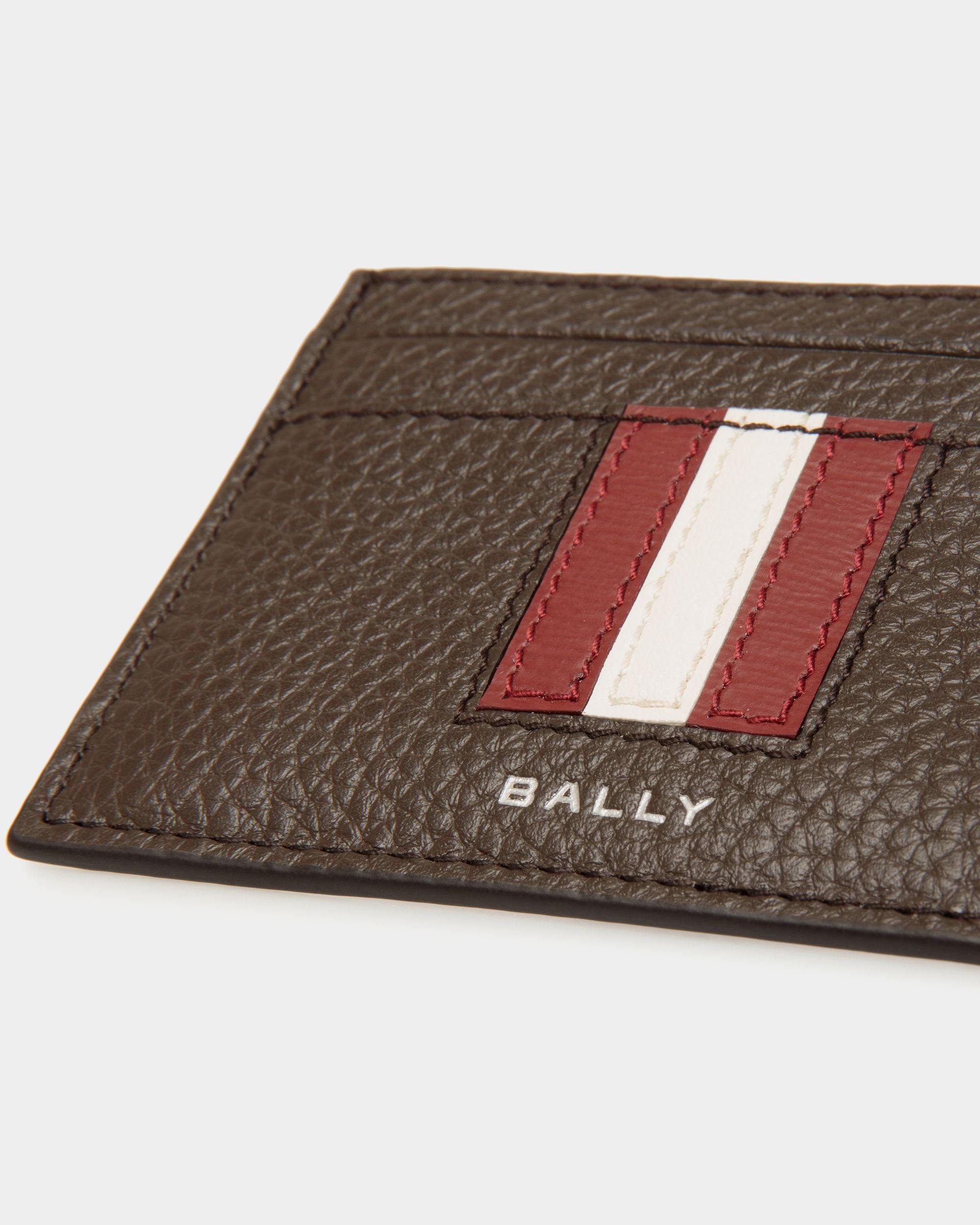 Portacarte Ribbon In Pelle Color Ebano - Uomo - Bally - 04