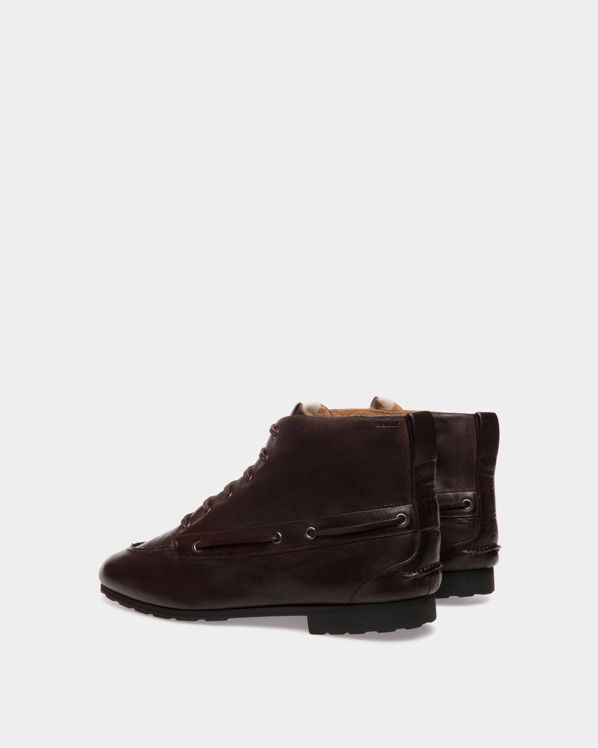 Stivaletto Winter Capsule In Pelle Color Ebano - Uomo - Bally - 03