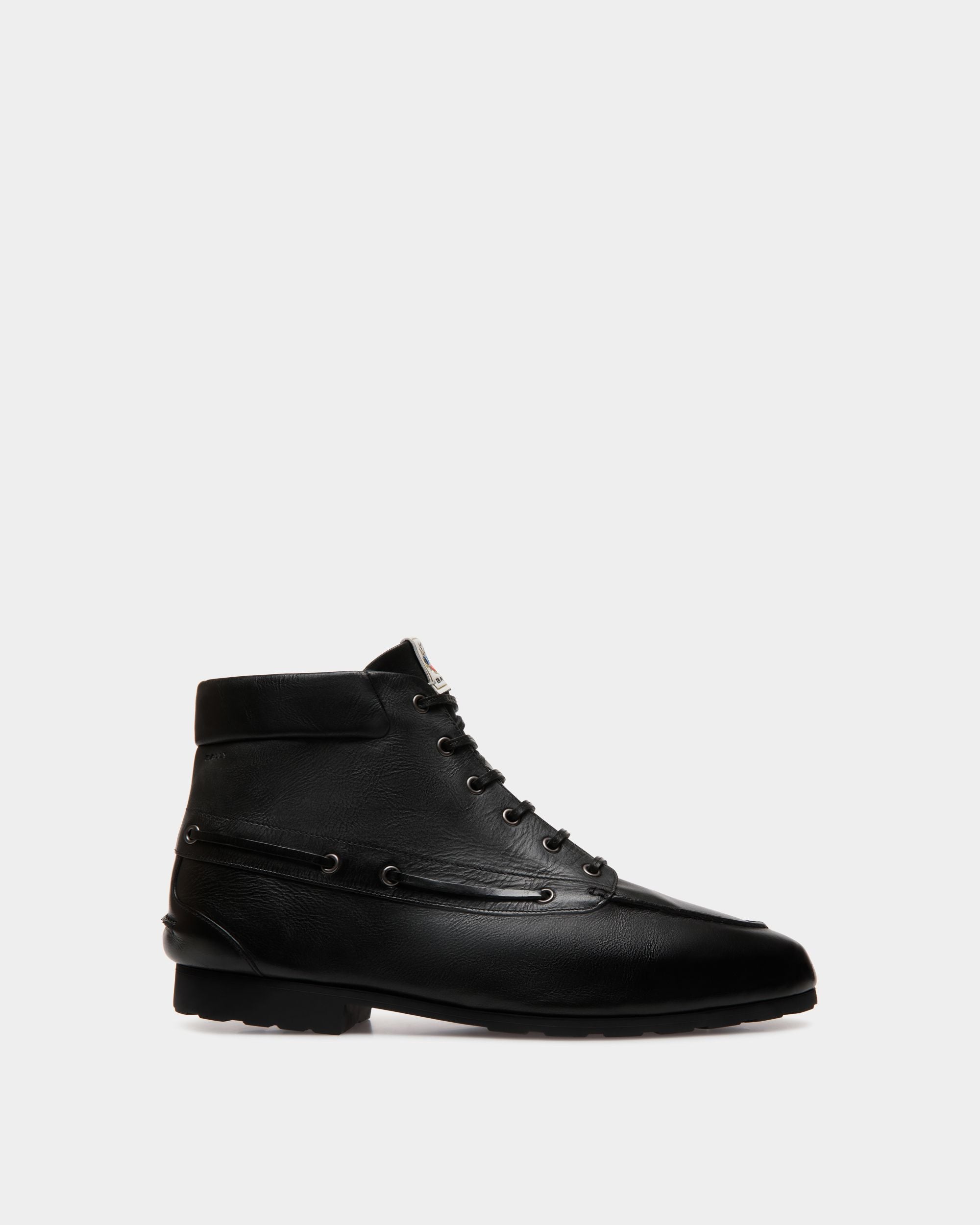 Stivaletto Plume In Pelle Nera - Uomo - Bally - 01