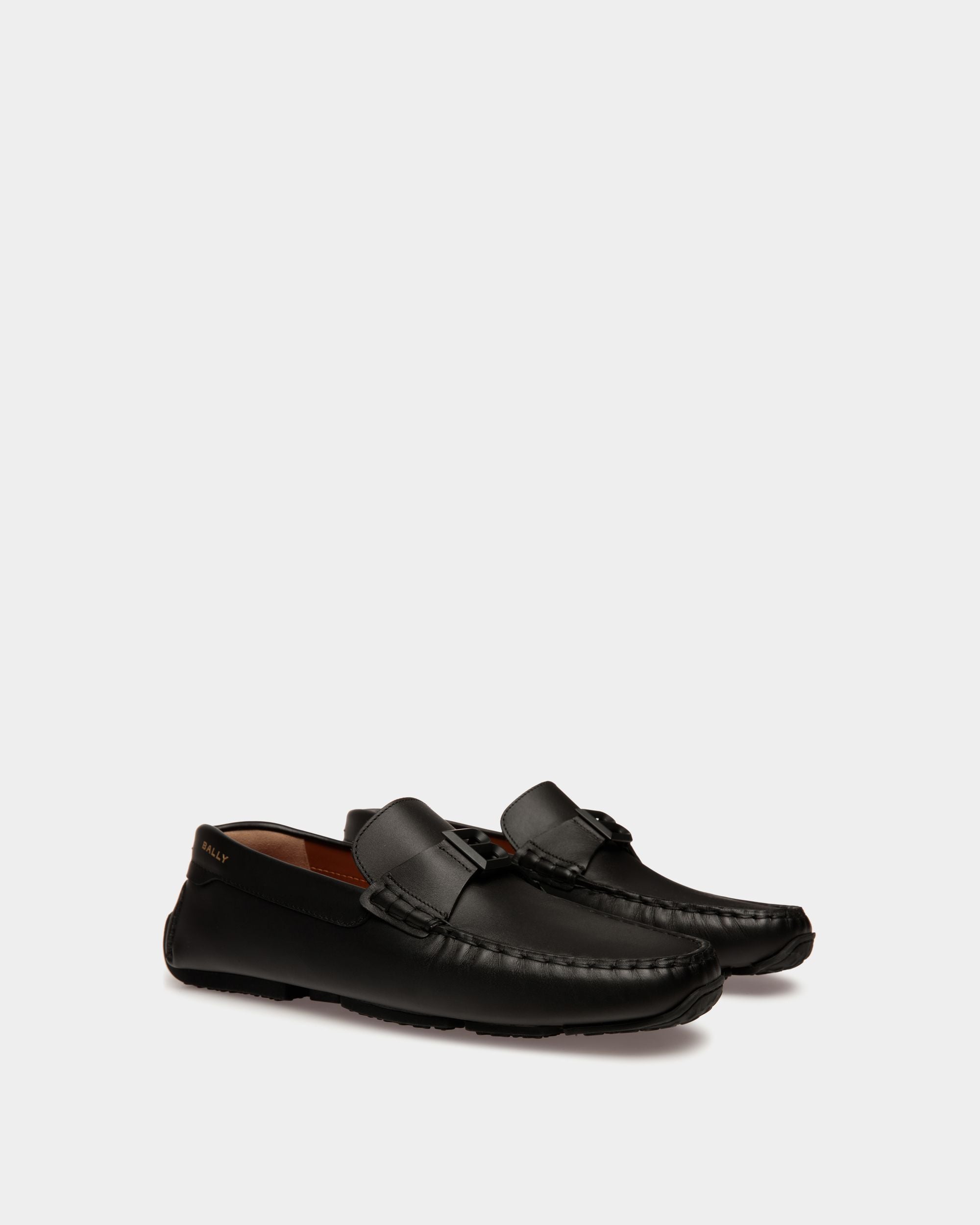 Driver Pilot In Pelle Nera - Uomo - Bally - 02