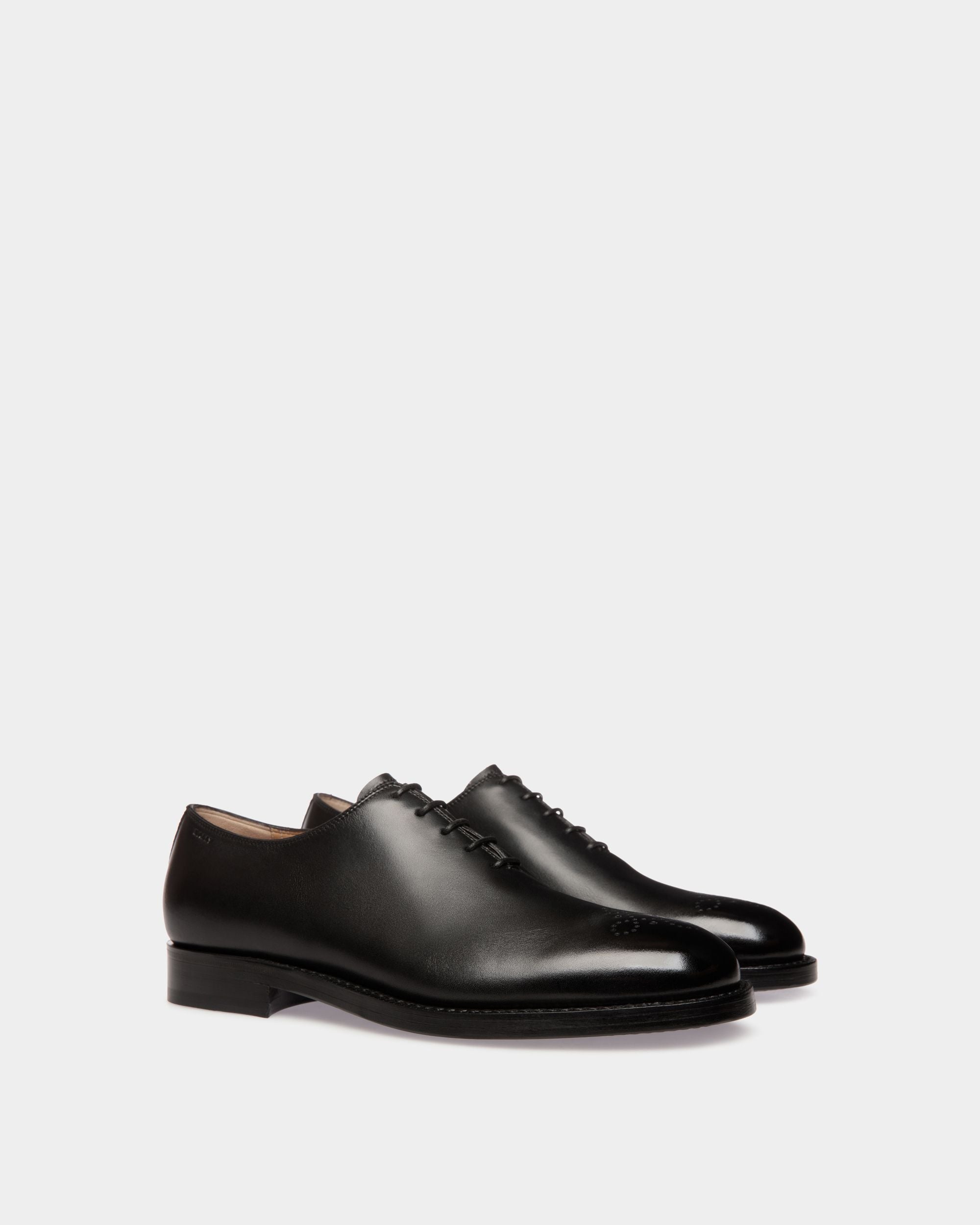 Scarpa Oxford Schoenen In Pelle Nera - Uomo - Bally - 02