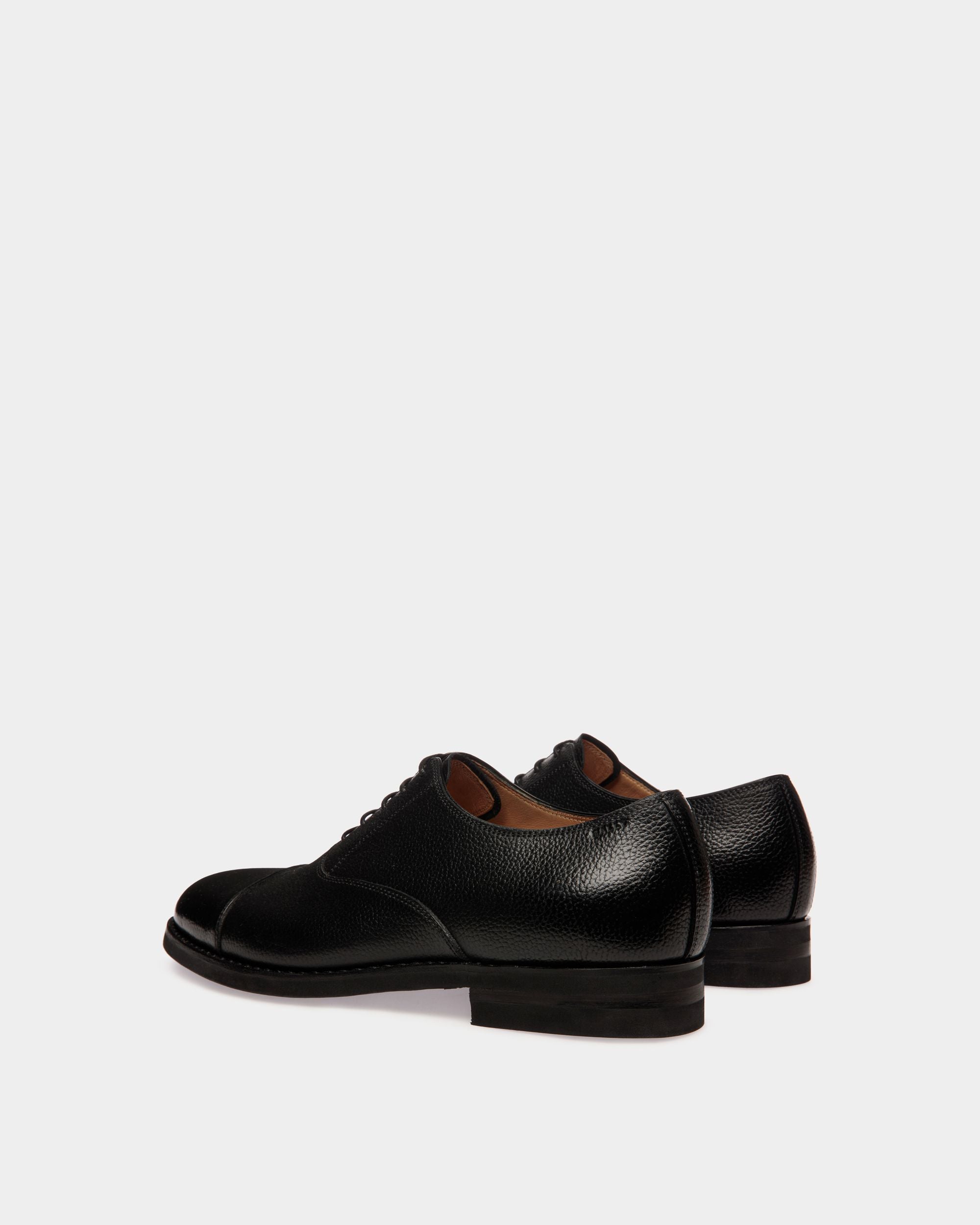 Scarpa Oxford Schoenen In Pelle Granata Nera - Uomo - Bally - 03