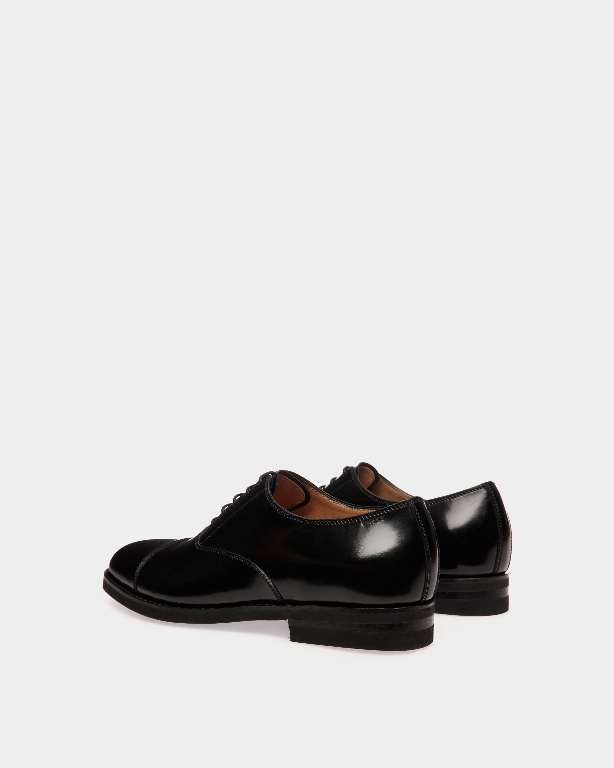 Scarpa Oxford Schoenen In Pelle Nera - Uomo - Bally - 02