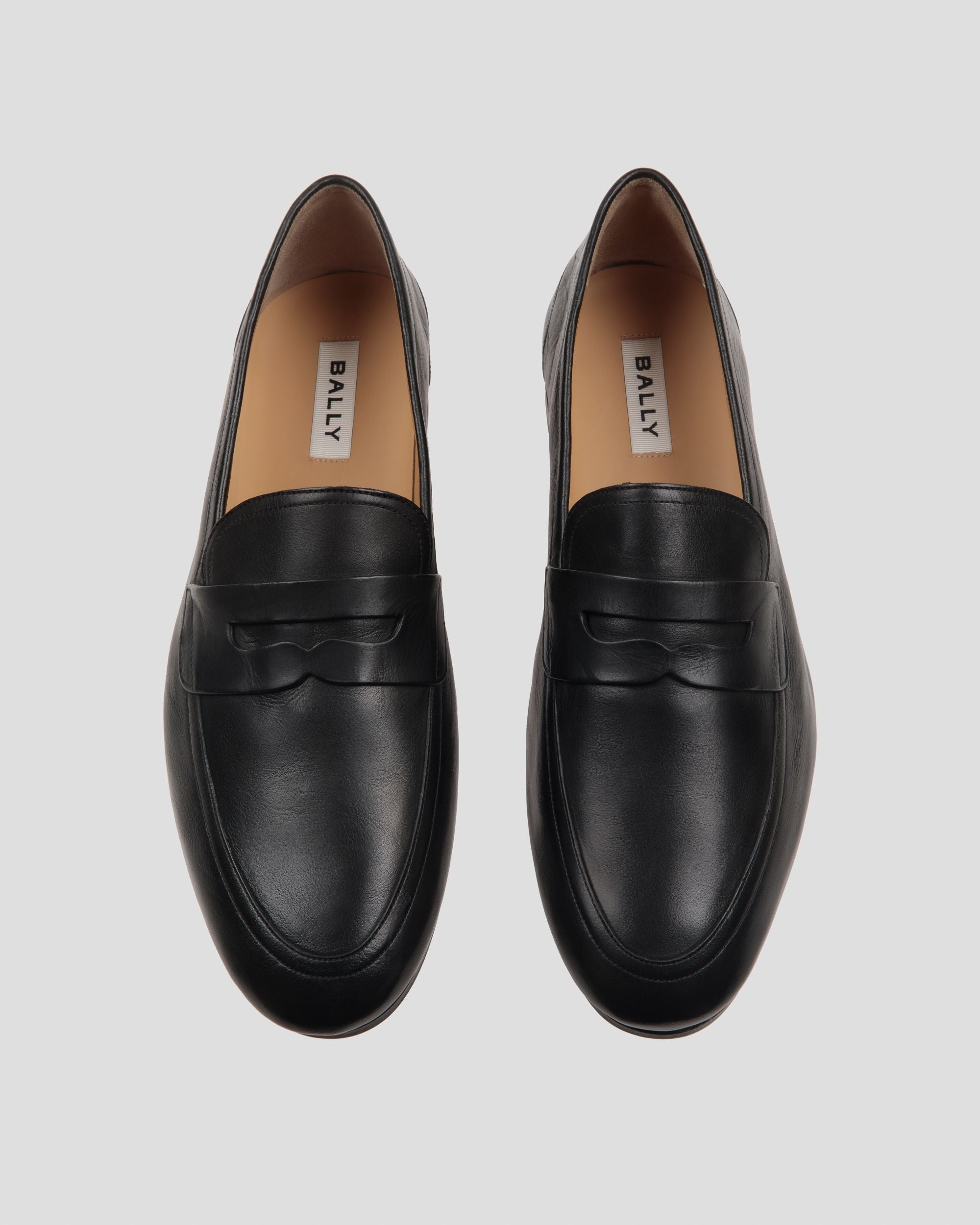 Mocassino Plume In Pelle Nera - Uomo - Bally - 04