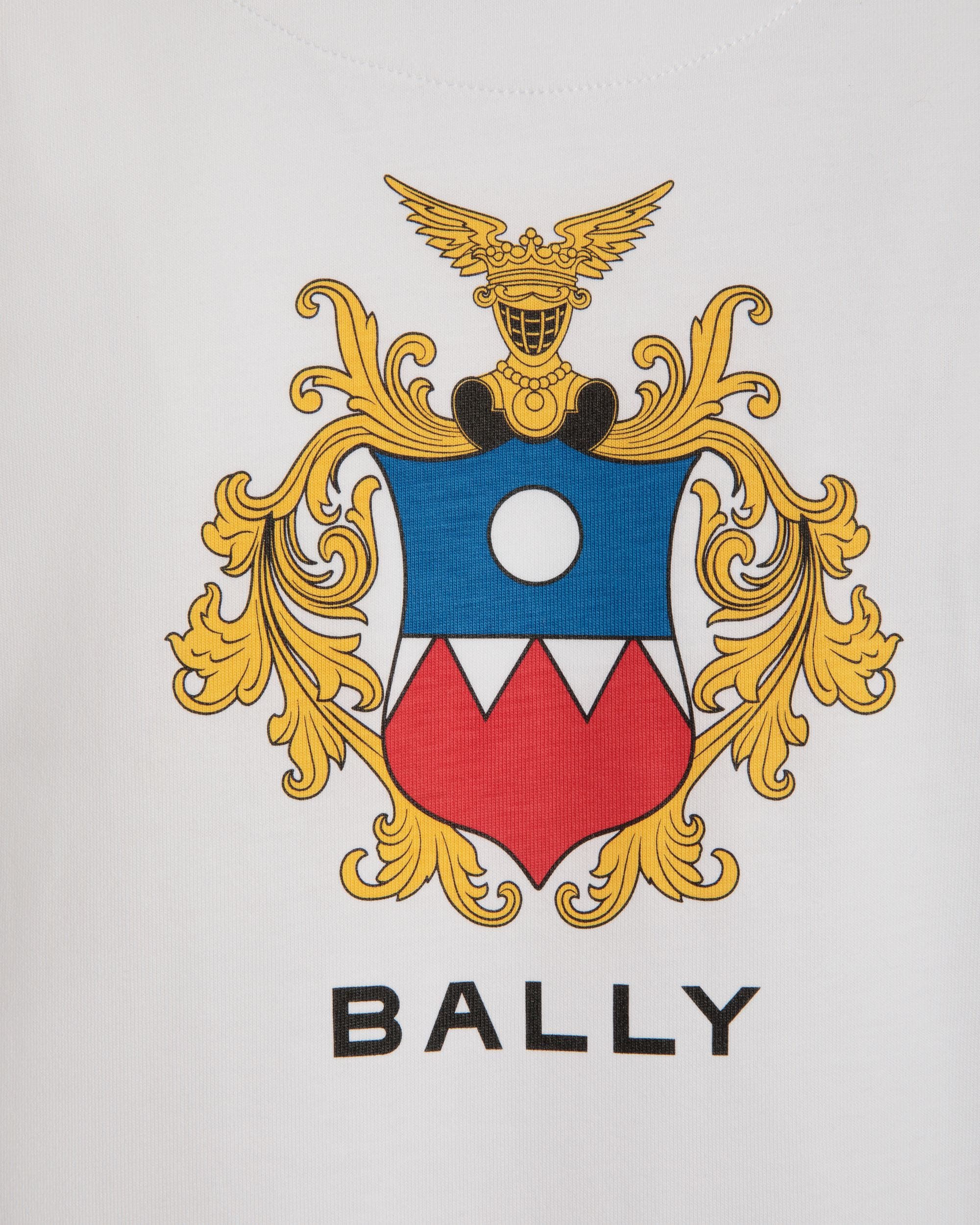 T-Shirt Bally By YK Jeong In Cotone Bianco - Uomo - Bally - 02