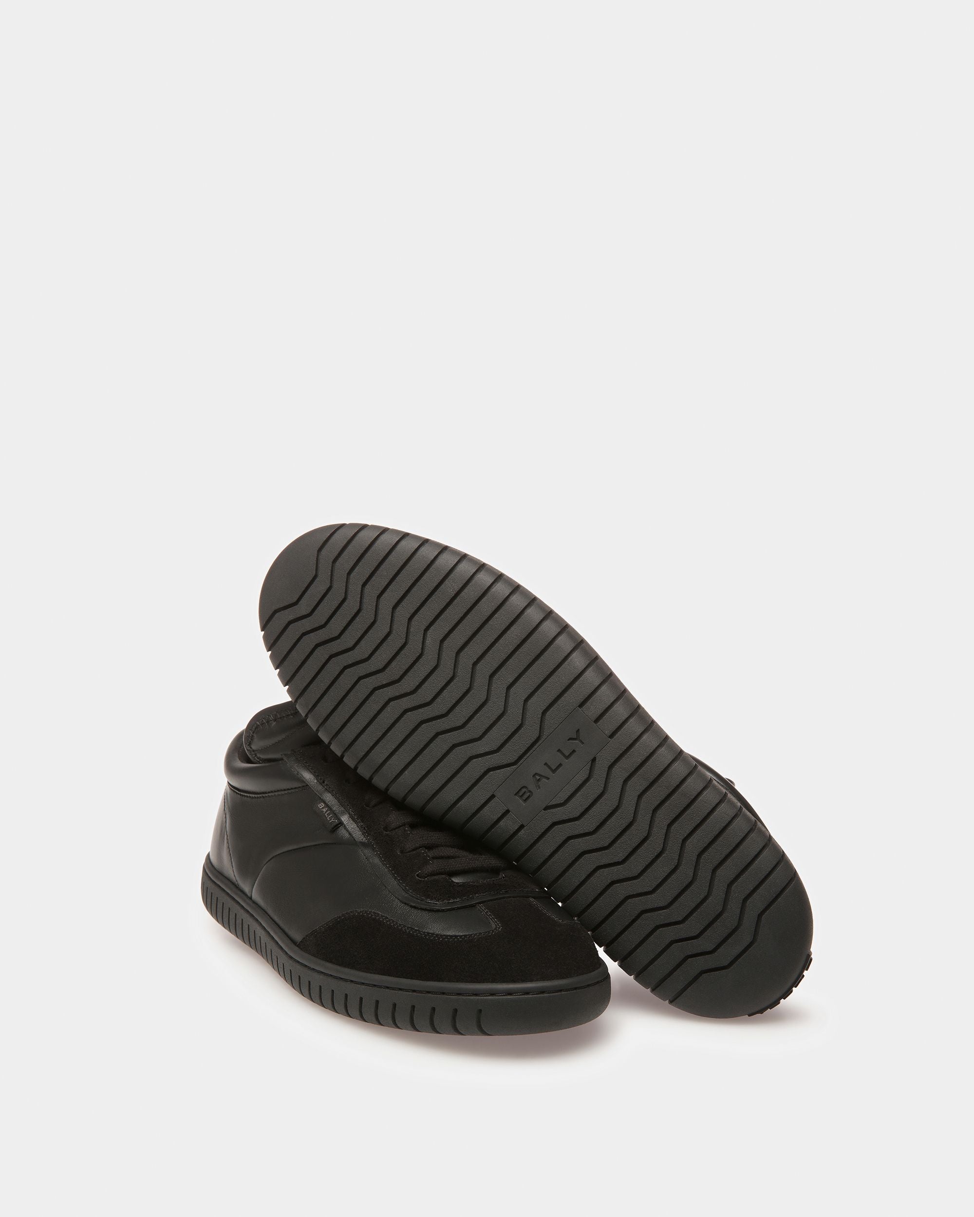 Sneaker Player In Pelle Nera - Uomo - Bally - 04