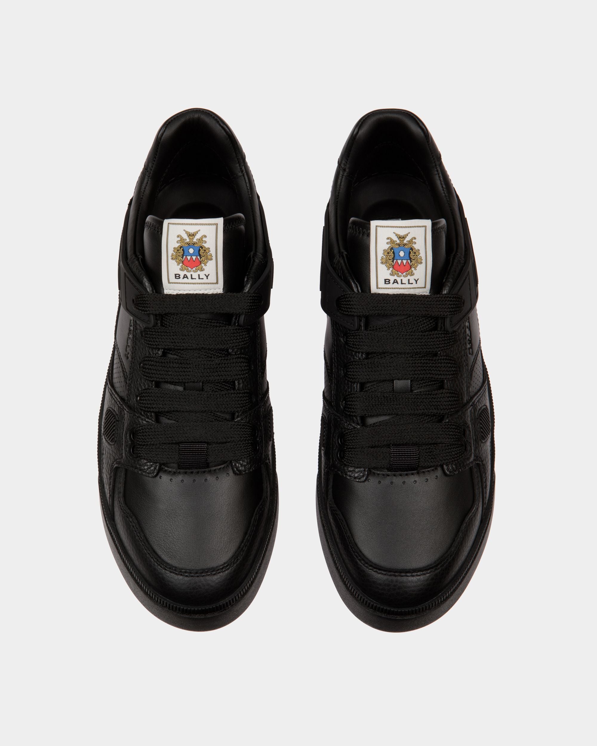 Sneaker Raise In Pelle Nera - Uomo - Bally - 04