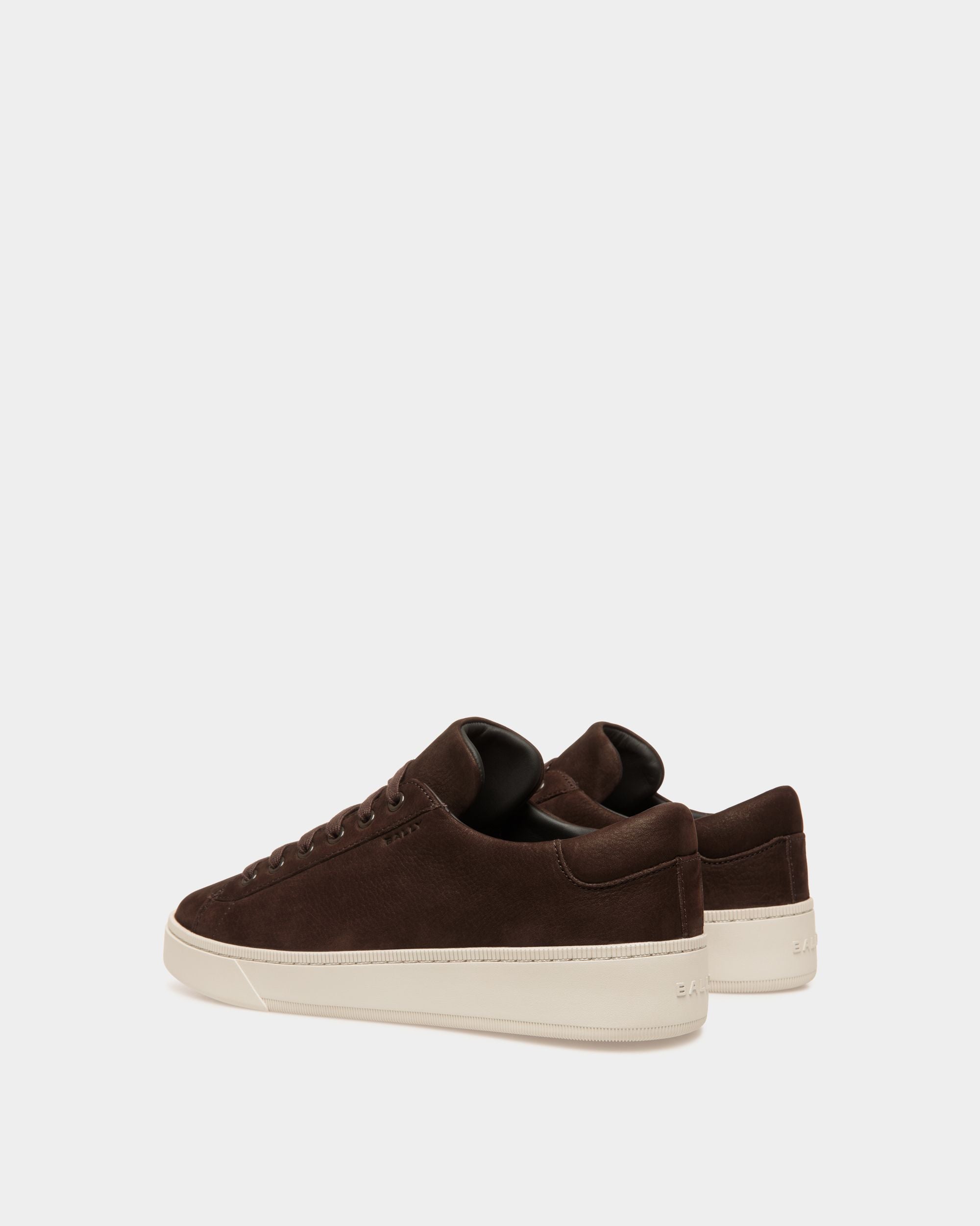 Sneaker Raise In Nabuk Color Ebano - Uomo - Bally - 03