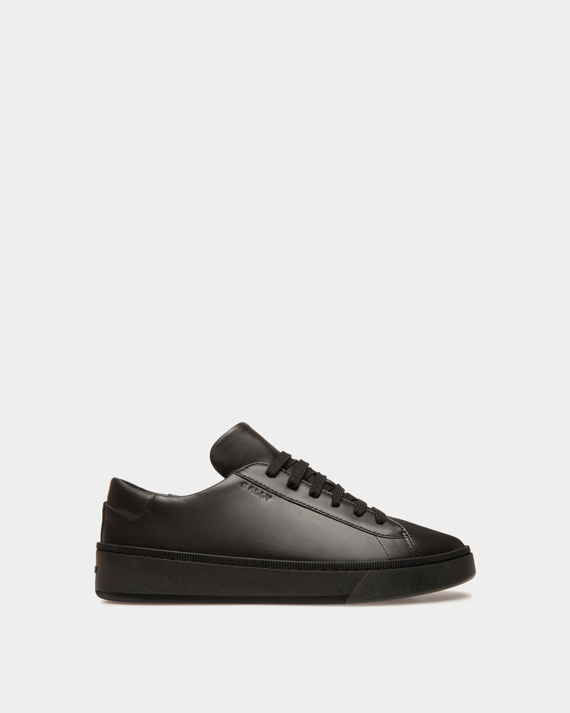 Sneaker Raise In Pelle Nera - Uomo - Bally - 01