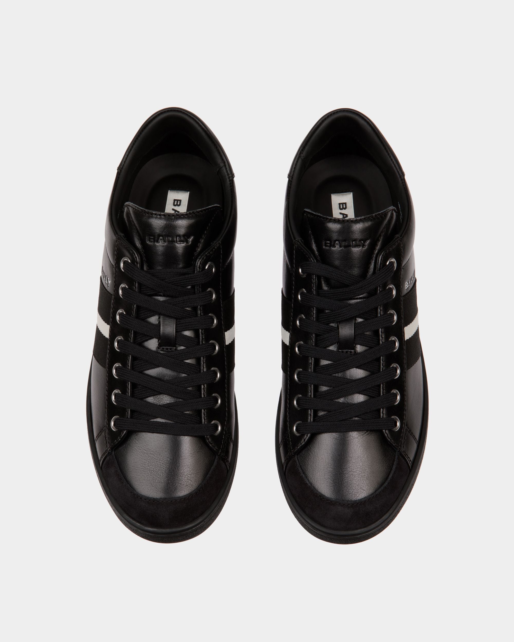 Sneaker Tennis In Pelle Nera - Uomo - Bally - 04