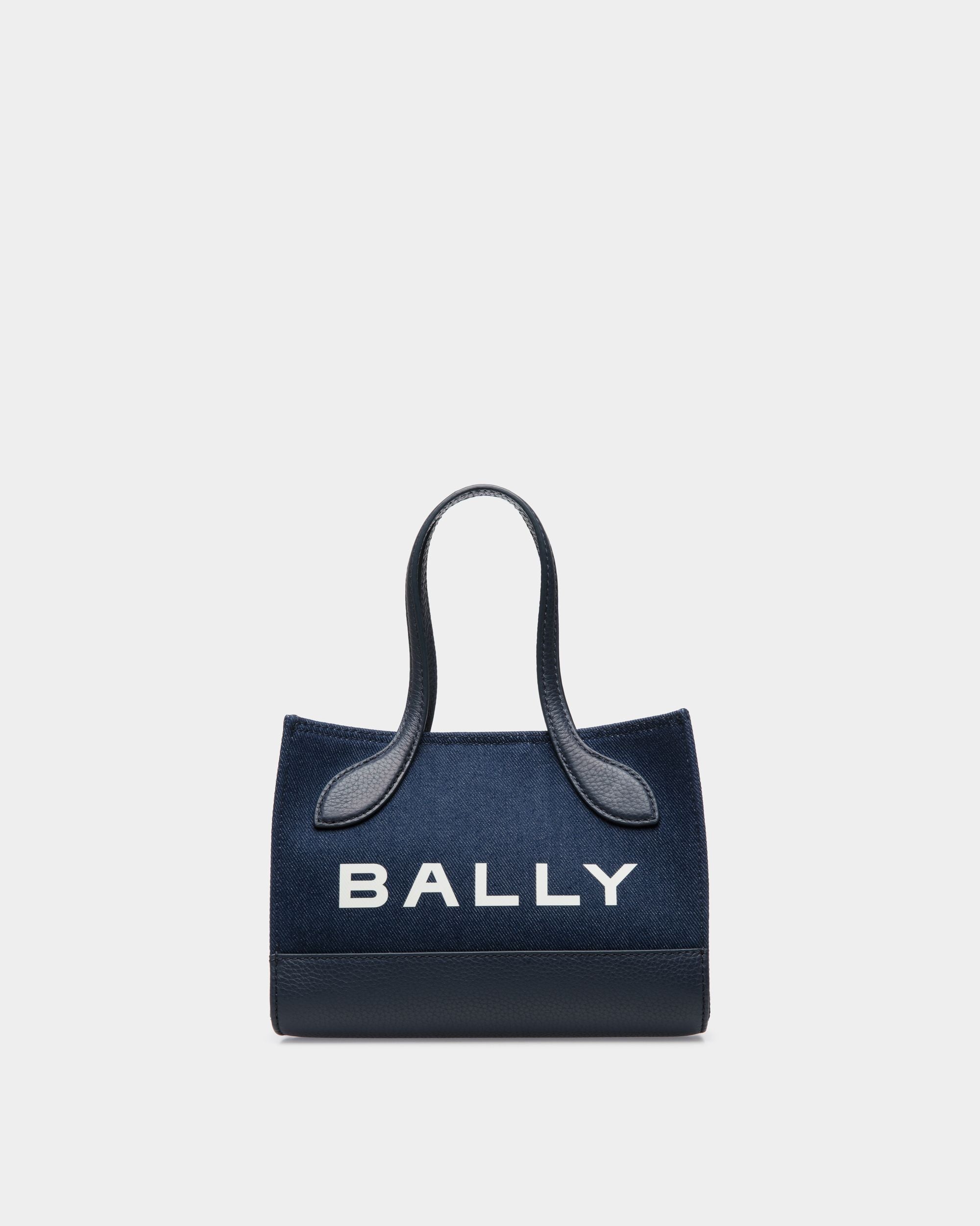 Bar Minibag In Blue Denim - Donna - Bally - 01