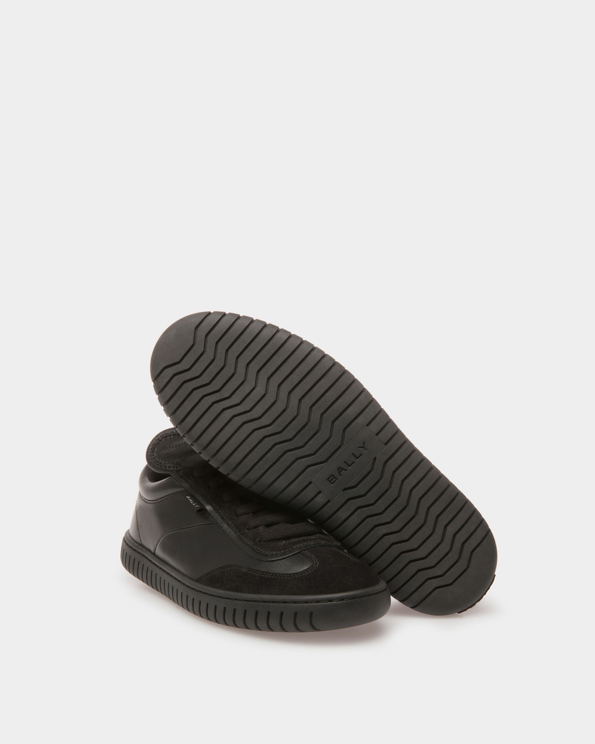 Sneaker Player In Pelle Nera - Donna - Bally - 04