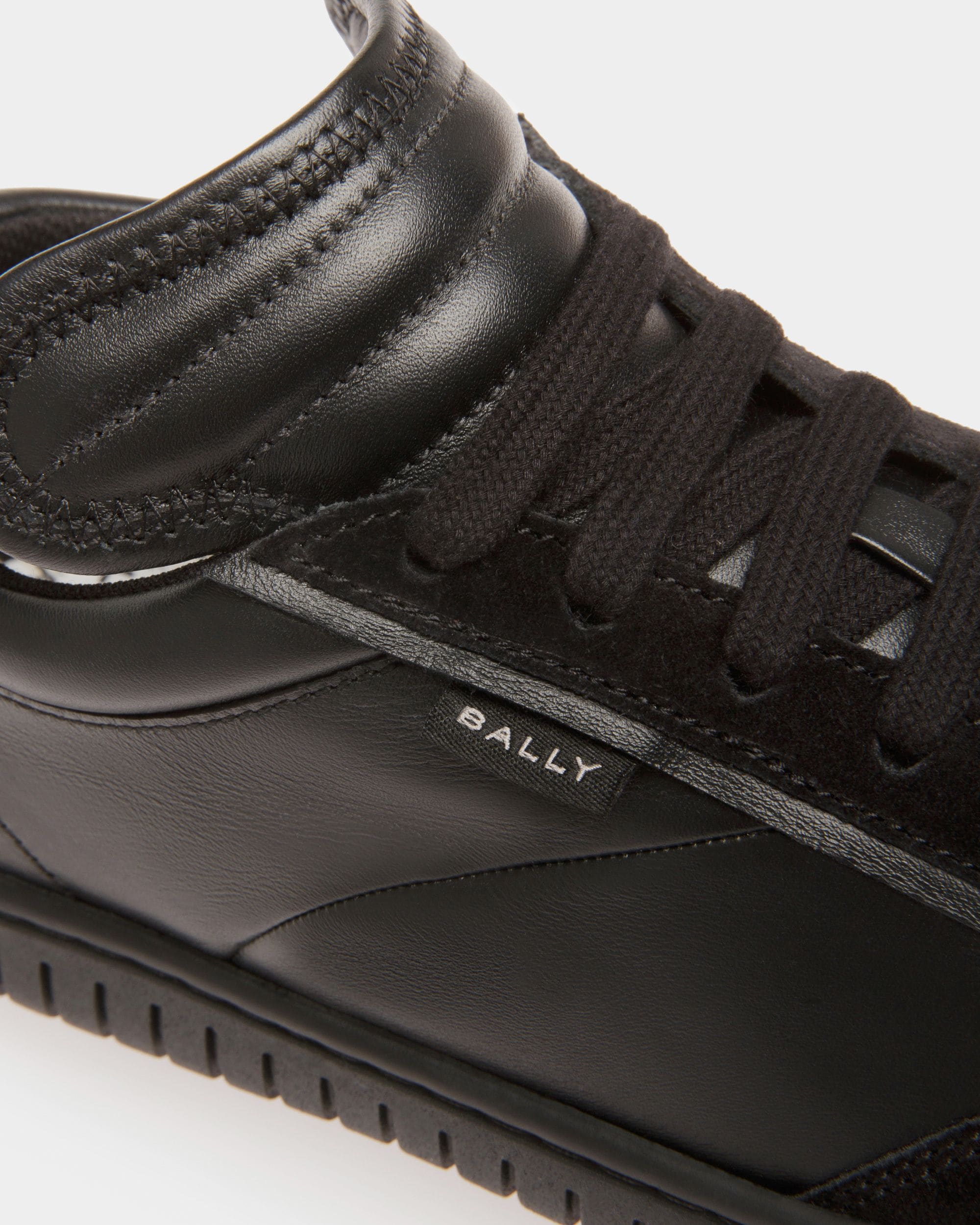 Sneaker Player In Pelle Nera - Donna - Bally - 05