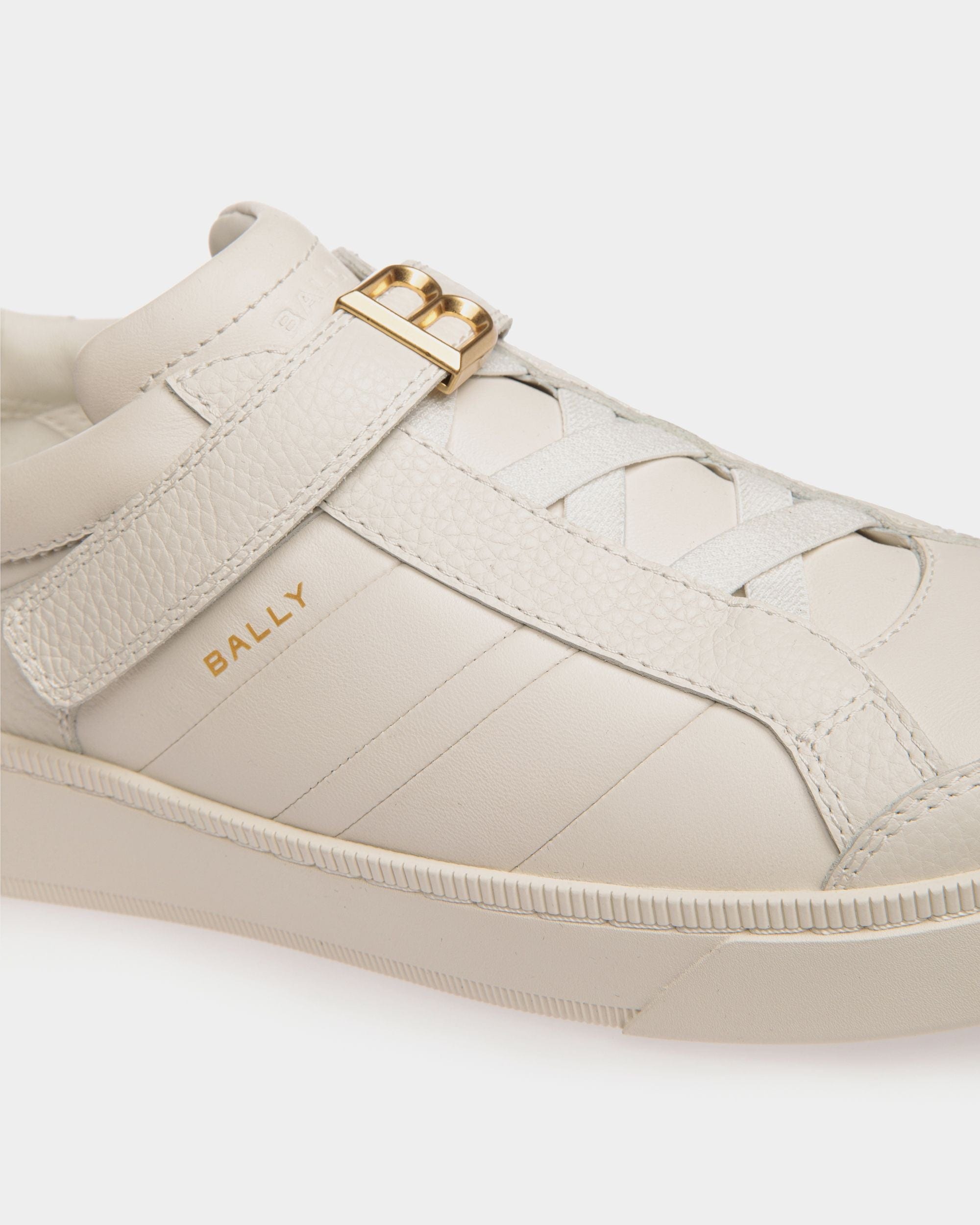 Sneaker Raise In Pelle Bianca - Donna - Bally - 05