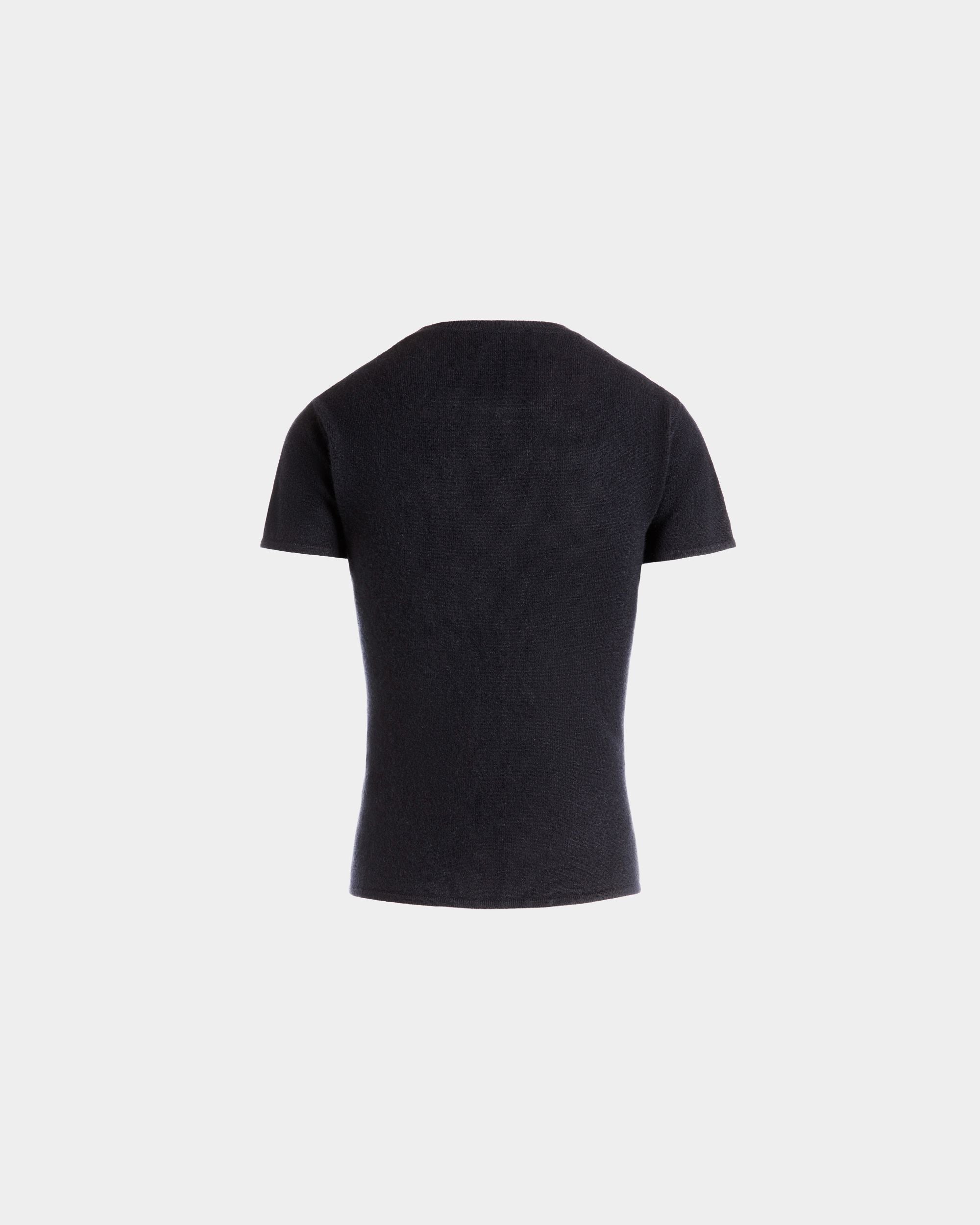 Top In Cachemire Navy Blue Lavorato A Maglia - Donna - Bally - 06