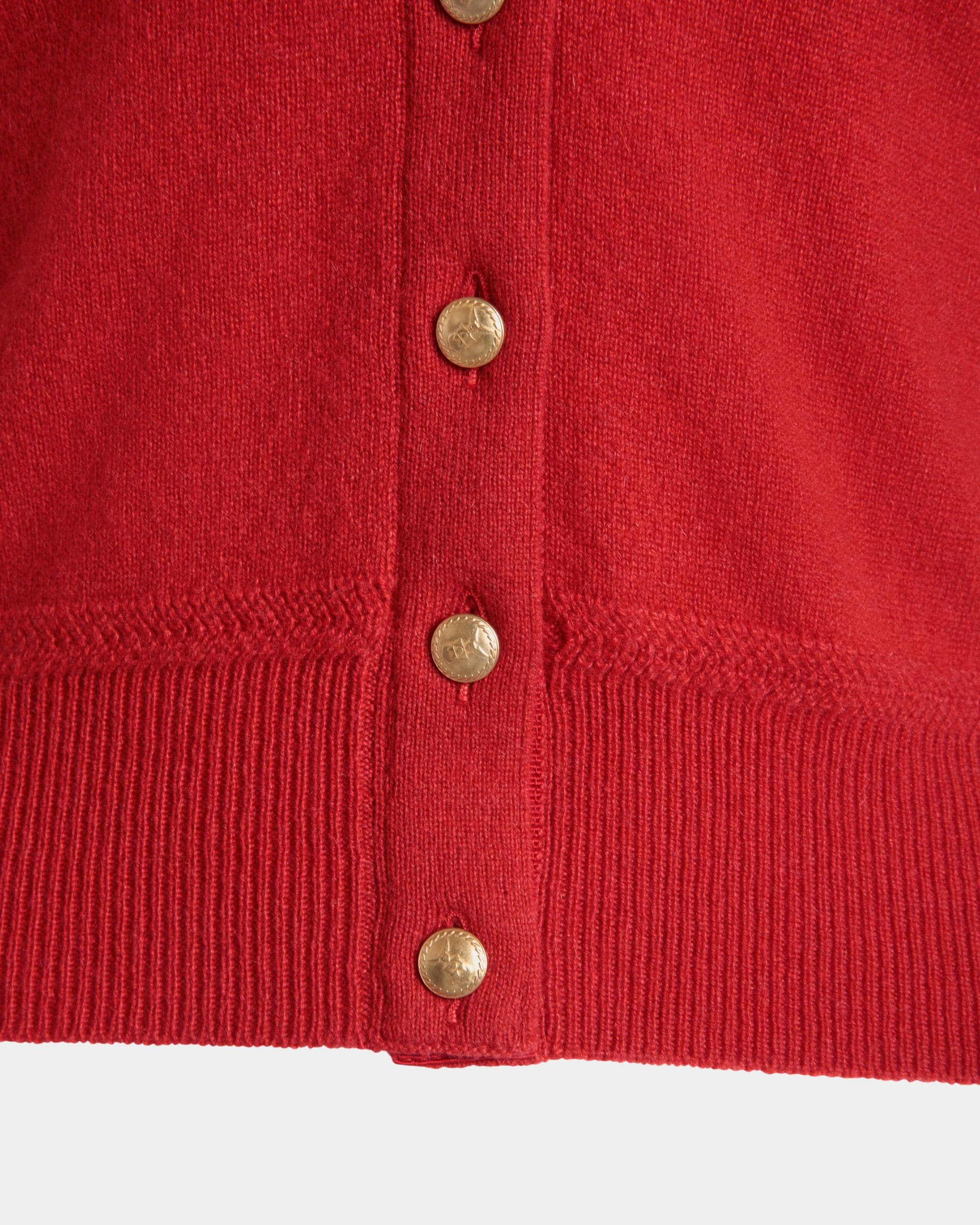 Cardigan In Cachemire Candy Red - Donna - Bally - 02