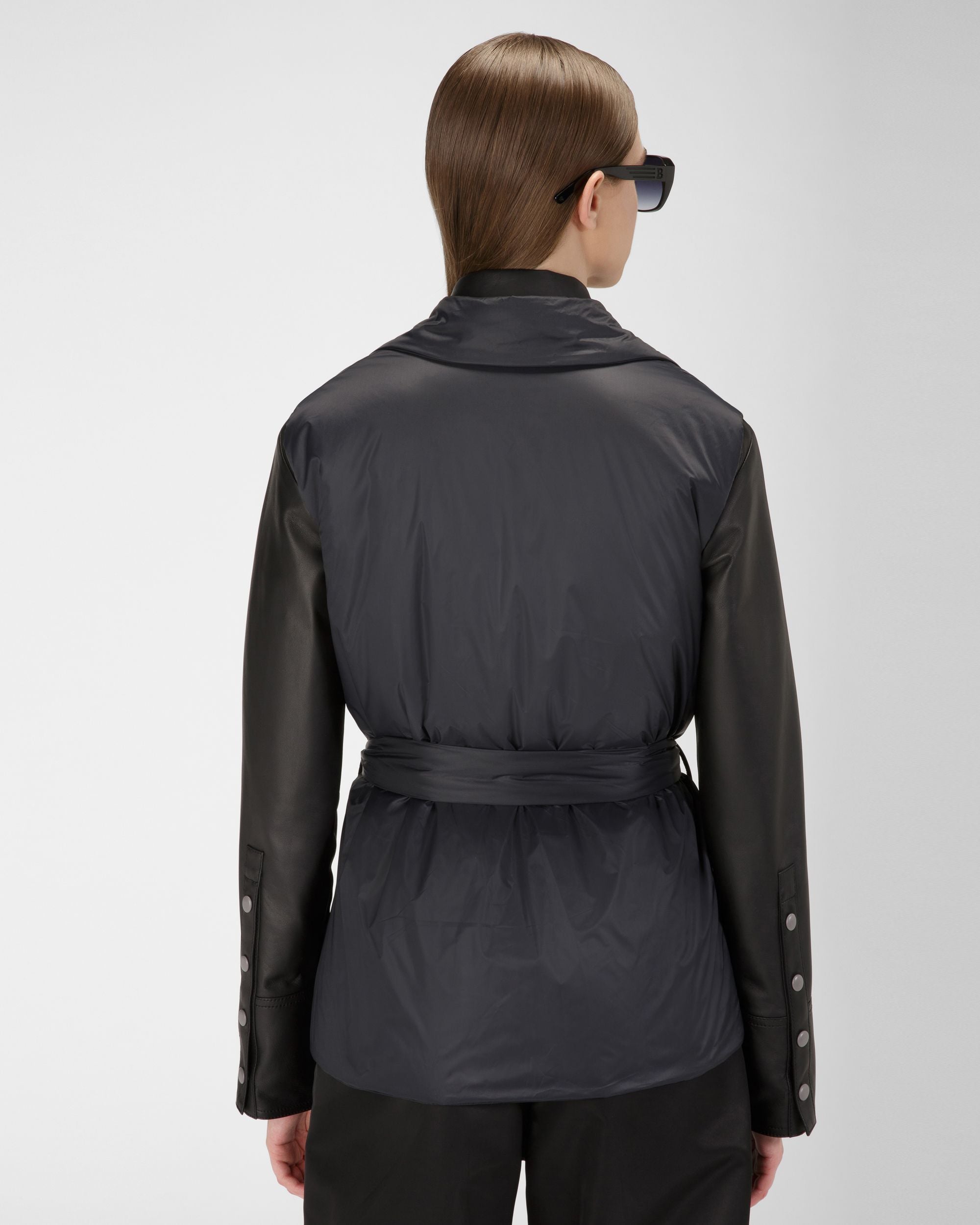 Gilet Imbottito In Nylon Nero - Donna - Bally - 03