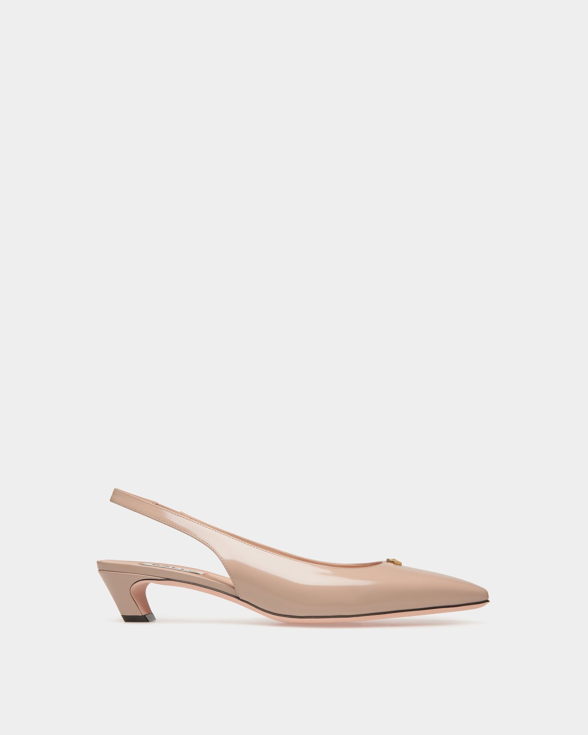 Sylt Slingback Pump in Light Beige Leather - Donna - Bally - 01