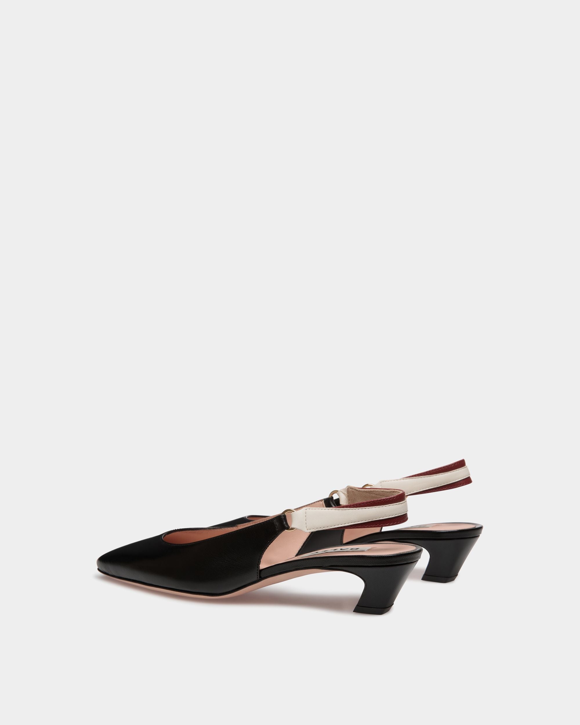 Décolleté Slingback Sylt In Nappa Nera - Donna - Bally - 03