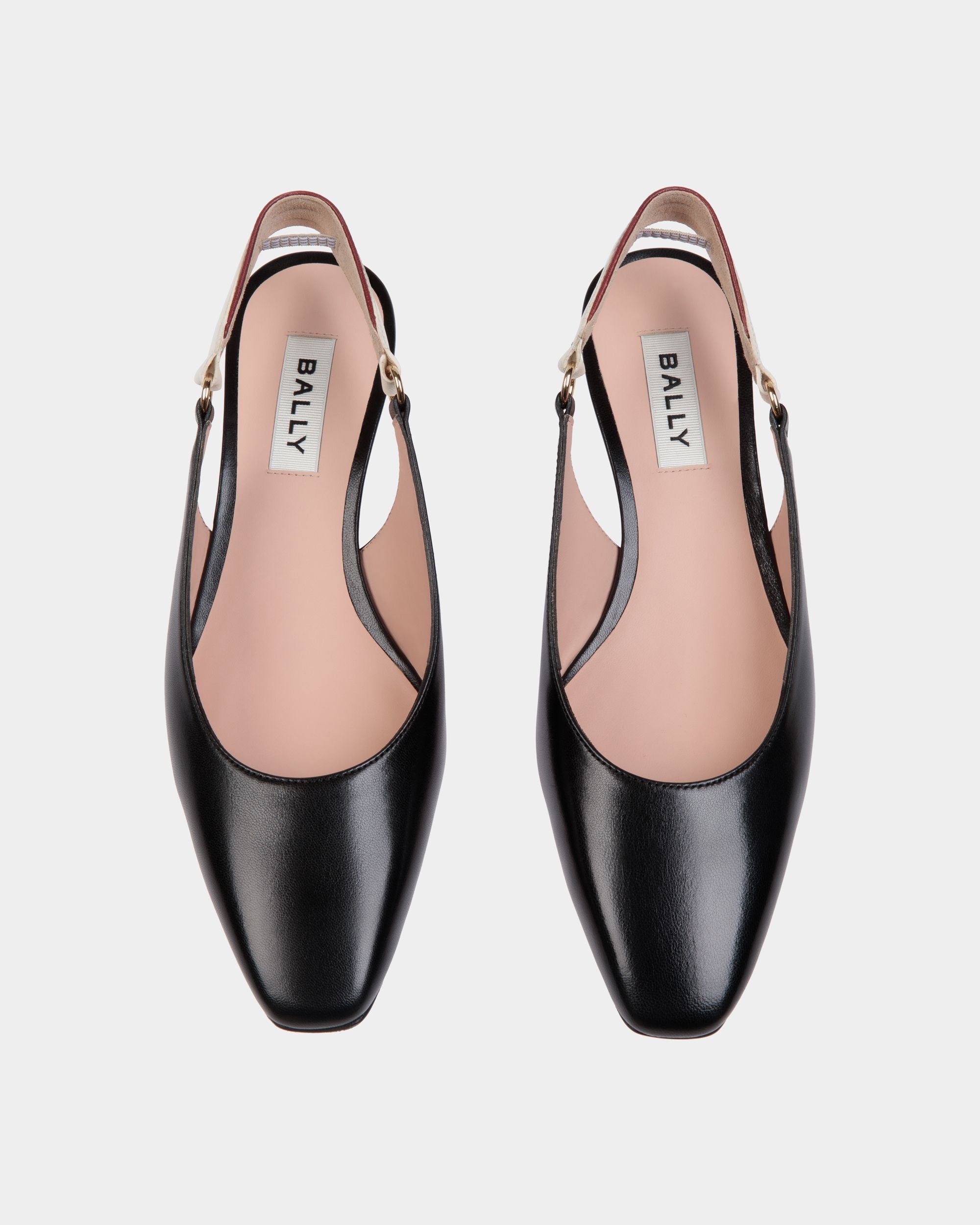 Décolleté Slingback Sylt In Nappa Nera - Donna - Bally - 04